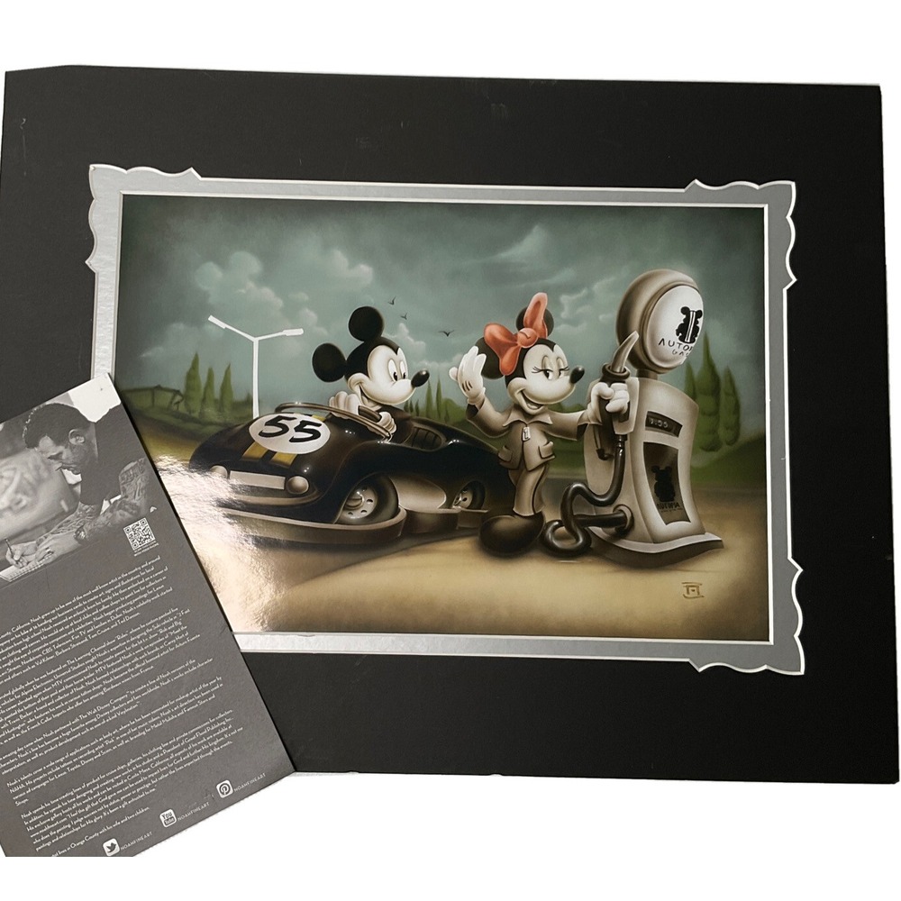 Disney Noah Print Autopia Service With A Smile Limited Edition‎ Art #55 Car USA